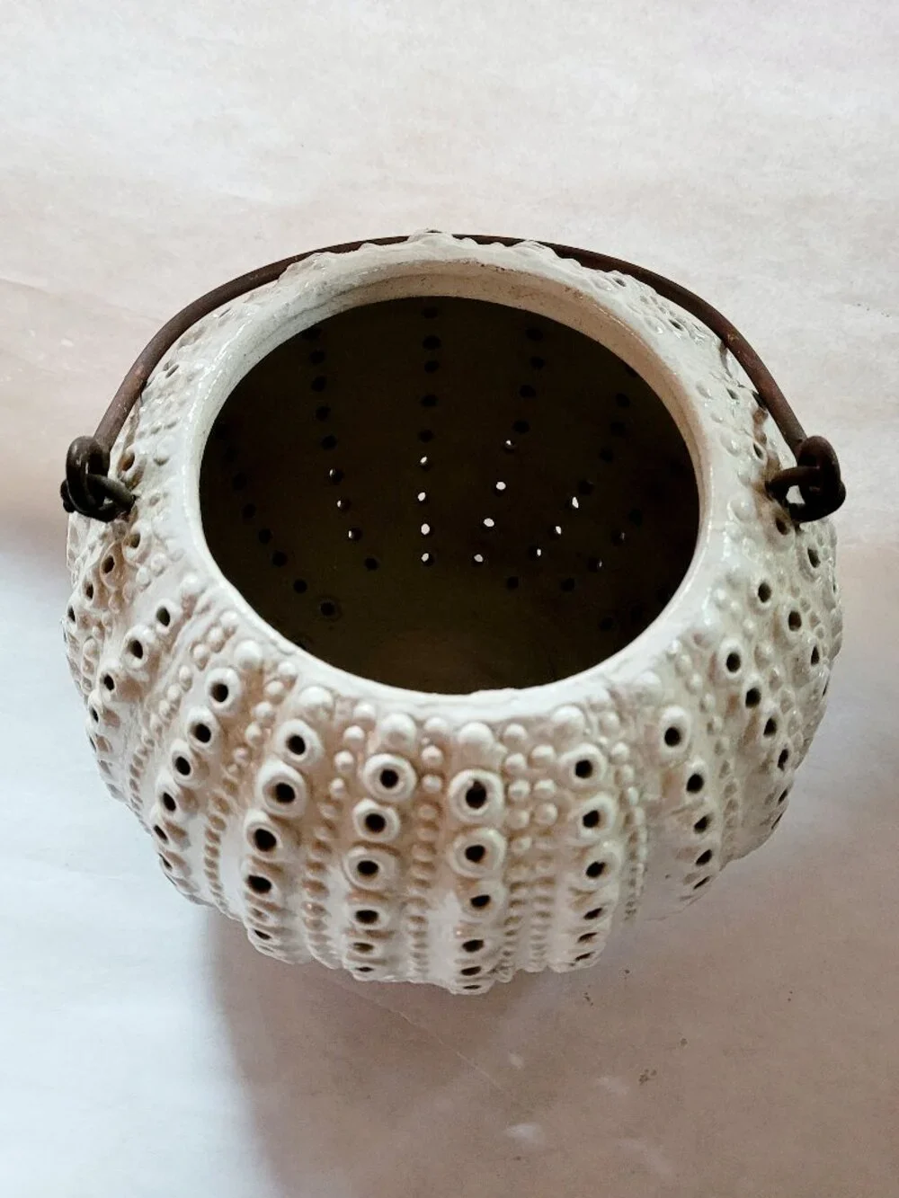 Pottery Barn Sea Urchin Candle Lantern